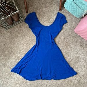 Flowy Casual Royal Blue summer dress